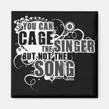 Harry Belafonte Quote Fridge Magnet