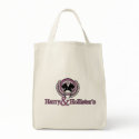 Harry & Hollister's Organic Grocery Tote bags