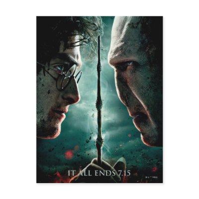 Harry Potter 7 Part 2 - Harry vs. Voldemort Postcards
