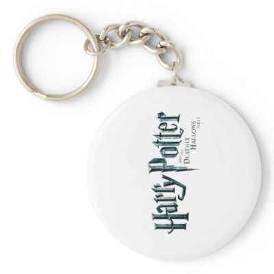 Harry Potter and the Deathly Hallows Logo 1 2 Keychains