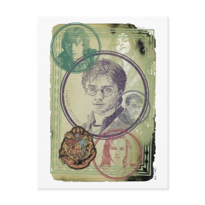 Harry Potter Collage 9 Post Card