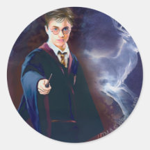 Harry Potter's Stag Patronus Round Sticker