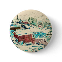 Hart art drawings old and new 133 pinback buttons