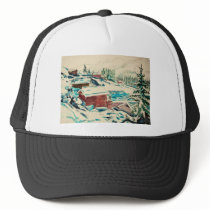 Hart art drawings old and new 133 mesh hat