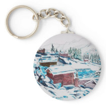 Hart art drawings old and new 133 keychain
