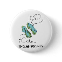 Hartford Marathon: Shoes Pinback Button