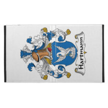 Hartmann Family Crest iPad Folio Cases
