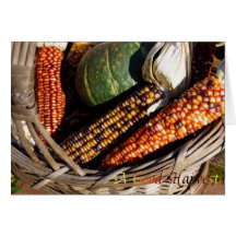 Harvest Basket Greeting Card