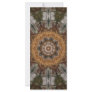 Harvest Day Impasto Kaleidoscope Art 3 Rack Card Template