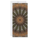 Harvest Day Impasto Kaleidoscope Art 4 Full Color Rack Card