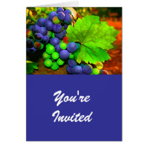 Harvest Grapes Greeting Card