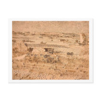 Harvest Landscape, Vincent van Gogh Postcards