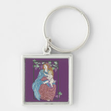 Harvest Madonna Keychains