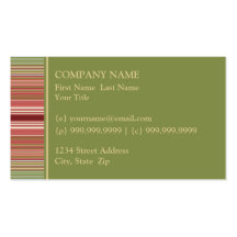 Harvest Moon Green Business Card
