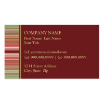 Harvest Moon Red Business Card