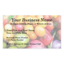 Harvest Time - Tomatoes! Business Card Templates