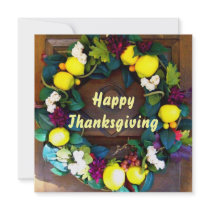 Harvest Welcome Thanksgiving invitation