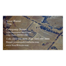 Harvester Field Patterns Business Card Template