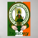 Harvey Clan Motto Print