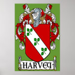 Harvey Coat of Arms Print