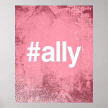HASHTAG ALLY POSTER