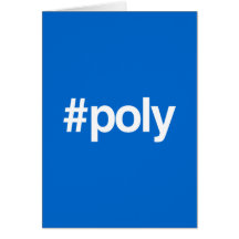 HASHTAG POLY CARDS