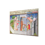 Hassan i Sabbah leading the initiations Canvas Print