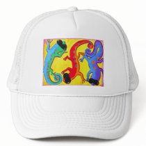 Hat - Cap-Carribean Lizards in Sunglasses