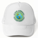 Hat-Globel Go Green Spread the Word
