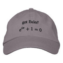 Hat: got Euler? Embroidered Hats
