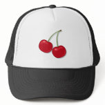 Hat: Red ripe cherries