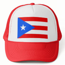 Hat with Flag of Puerto Rico - USA