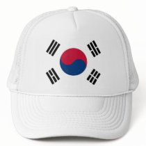 Hat with Flag of South Korea