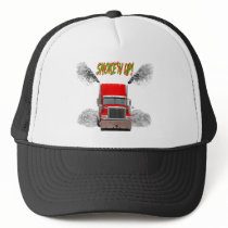 Hat with "SMOKE'N UP!" design