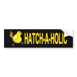 HATCH A HOLIC BUMPER STICKER