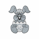 Hatching Bunny embroidered shirts