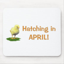 Hatching in April! Maternity/Pregnant Due In April Mouse Mats