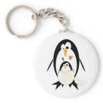 Hatching Penguin Key Chain