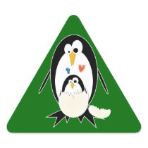 Hatching Penguin Stickers