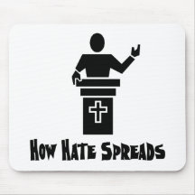 Hate From The Pulpit Mouse Mats