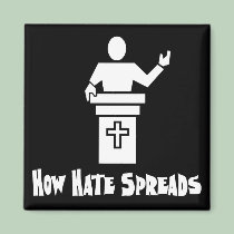 Hate From The Pulpit magnets