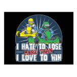 Hate to Lose Kart Post Cards