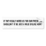 Hate Us For Our Freedoms Bumper Sticker