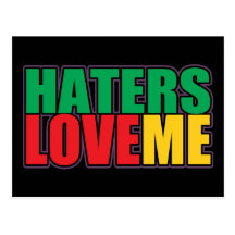 Haters Love Me Postcard