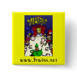 Hatman & Indigo issue 19 Wonderland Parody buttons