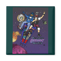 Hatman & Indigo's Excellent Adventure Magnet