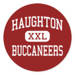 Haughton - Buccaneers - High - Haughton Louisiana Round Stickers