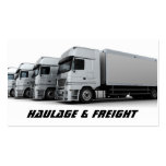 Haulage and Freight Business Card