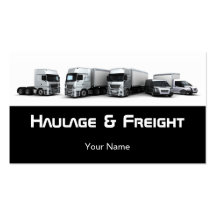 Haulage and Freight Business Card