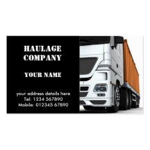 Haulage Company Business Card